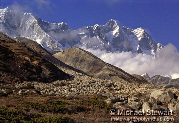 Along the Trail to Lhotse Base Camp